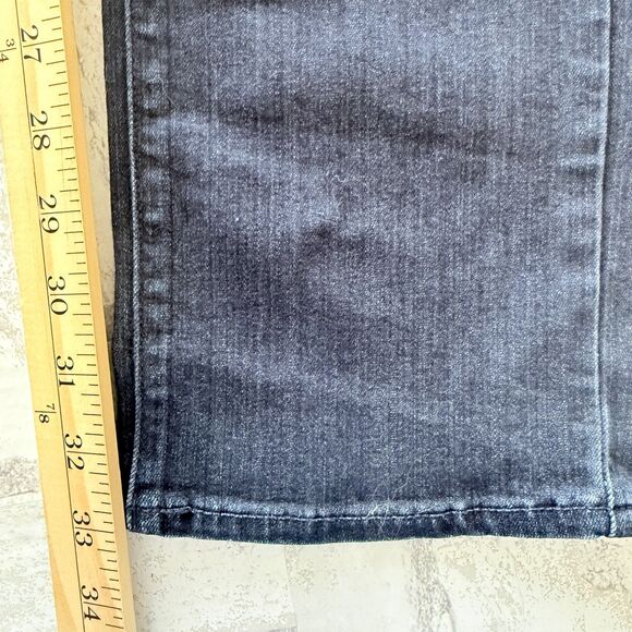 Paige Skyline Straight Midlake Dark Wash Slim Fit Zip Closure Everyday Jeans 30 - Picture 9 of 10